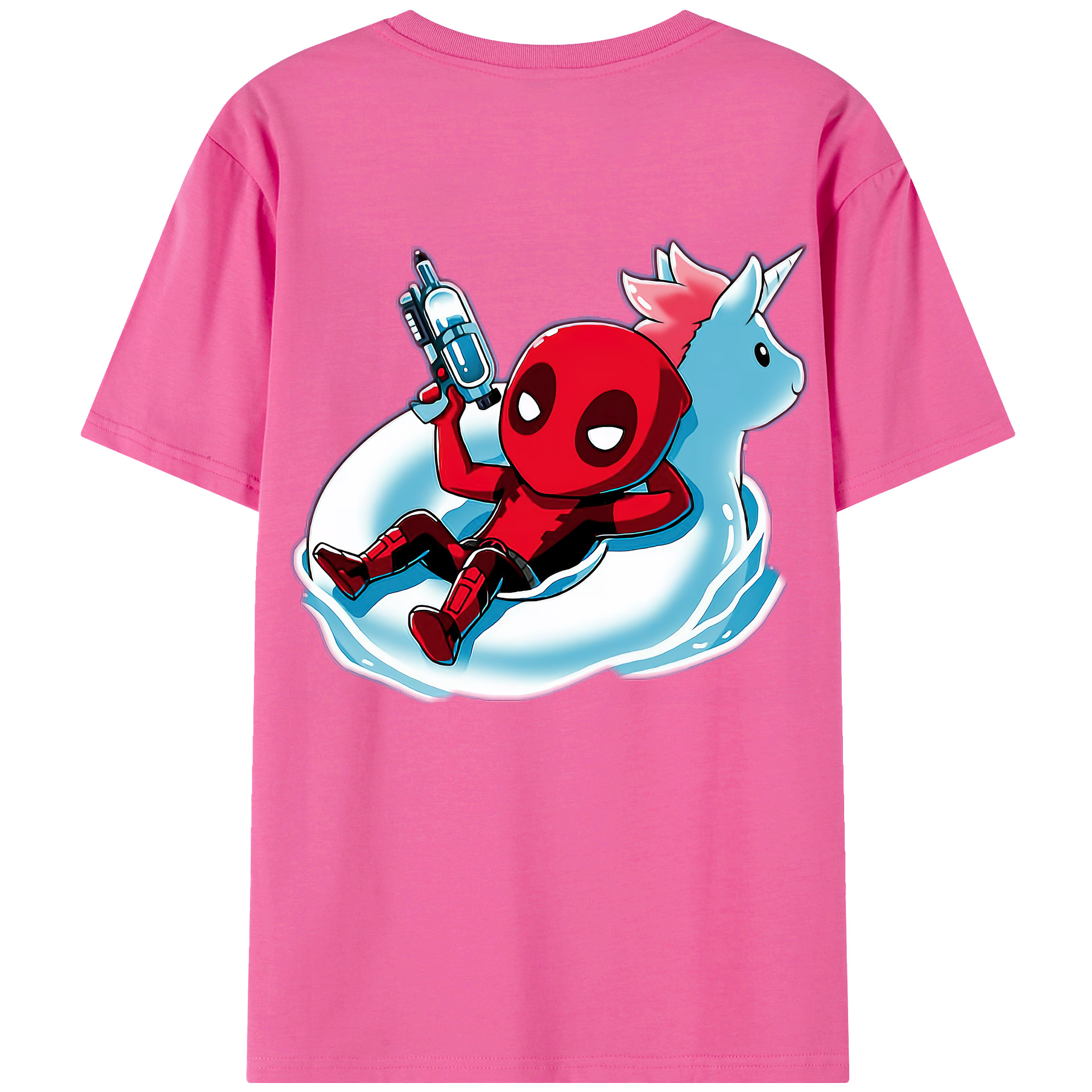 （画像用） Deadpool デッドプール レディース半袖Tシャツ(バックプリント)